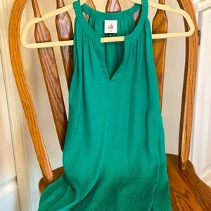 NWOT CABI Lush Blouse Emerald Green XS #5549